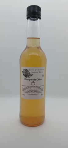 Vinaigre de cidre éleve en fût de chêne 50 cl